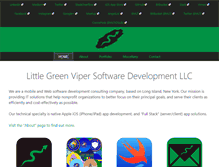 Tablet Screenshot of littlegreenviper.com